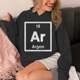 Argon Ar 元素周期表 サイエンスギフト パーカー
