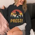 Bigfoot Sasquatch Prost Retro Bavarian Oktoberfest Men Women Unisex Hoodie, funny design