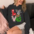 Boston Terrier Christmas Tree Lights Santa Dog Xmas For Men Women Kids Unisex Hoodie, Boston Terrier Christmas Gifts, funny design
