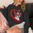 Boston Terrier Dog Mom Dad Valentine’s Day Pet Lover For Men Women Kids Unisex Hoodie, Couple Gifts, Mom Gifts, Boston Terrier Dad Gifts, Boston Terrier Mom Gifts, funny design
