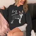 Boston Terrier Dog Mom Woman Women Unisex Hoodie, Couple Gifts, Mom Gifts, Boston Terrier Mom Gifts, funny design