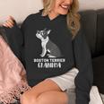 Boston Terrier Dog Owner Grandma Unisex Hoodie, funny design