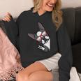 Boston Terrier Dog From Side Boston Bull Unisex Hoodie, funny design