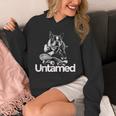 Boston Terrier Dog Untamed For Men Women Unisex Hoodie, funny design
