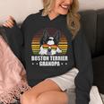 Boston Terrier Grandpa Dog Owner Boston Terrier Unisex Hoodie, funny design