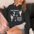 Boston Terrier Humor Bostie Dog Lover For Men Women Kids Unisex Hoodie, funny design