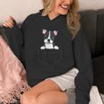 Boston Terrier In The Pocket Cute Pocket Boston Terrier Unisex Hoodie, funny design