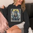 Boston Terrier Tarot Card Dog Unisex Hoodie, Boston Terrier Tarot Gifts, funny design