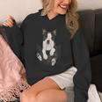 Dog Lovers Boston Terrier In Pocket Dog Face For Men Women Kids Unisex Hoodie, funny design