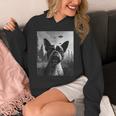 Dog Mom Dad Alien Selfie Boston Terrier UFO For Men Women Unisex Hoodie, Couple Gifts, Mom Gifts, Boston Terrier Dad Gifts, Boston Terrier Mom Gifts, funny design