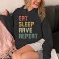 Eatleep Rave Repeat Edm テクノ パーカー