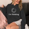 I'm Thinking Fun arcastic Humor Thinking パーカー