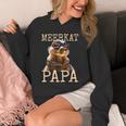 Meerkat Papaミーアキャット パパ パパ 父の日 マングース パパ スリケート ファーザー パーカー