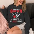 My Mind's In Gutter But Balls Arnot Cool ボーリング 長袖tシャツ パーカー