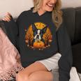 Pumpkin Boston Terrier Costume On Boston Terrier Halloween Unisex Hoodie, Boston Terrier Halloween Gifts, funny design