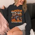 Pumpkin Crusher Monster Truck Ghosts Halloween For Boys Hoodie