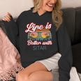 Sitar Players Saying 'Life Is Better With Sitar' Unisex Hoodie Sitar Players Saying 'Life Is Better With Sitar' Unisex Hoodie