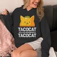 Tacocatpelled Backwards Is Tacocat ファニータコスキャットギフト パーカー