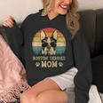 Vintage Boston Terrier Mom Dog Lovers Mother's Day Unisex Hoodie, Couple Gifts, Mom Gifts, Boston Terrier Mom Gifts, funny design