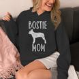 Vintage Boston Terrier Mom Dog Owner Bostie Mother Unisex Hoodie, Couple Gifts, Mom Gifts, Boston Terrier Mom Gifts, funny design