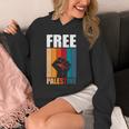 パレスチナ人のためのフリーパレスチナのレトロなビンテージデザイン 長袖tシャツ パーカー