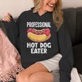 プロフェッショナルホットドッグイーターファニーホットドッグ パーカー