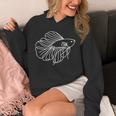 ベタ ラインアート アクアリウム 熱帯魚デザイン 長袖tシャツ パーカー