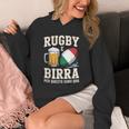 ラグビーとビール だからこそ私はここにいます イタリアのラグビーファン パーカー