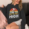 レトロヴィンテージスキー Let's Get High 長袖tシャツ パーカー