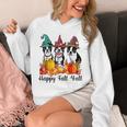 Boston Terrier Dog Lover Fall Ya'Ll Halloween Costume Men Women Unisex Hoodie, Boston Terrier Halloween Gifts, funny design