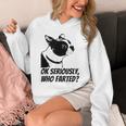 Boston Terrier Shirt Ok Seriously Who Farted Unisex Hoodie, funny design
