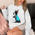 Boston Terrier Tattoos I Love Mom Unisex Hoodie, Couple Gifts, Mom Gifts, Boston Terrier Mom Gifts, funny design