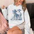Boston Terrier UFO Cowboy Dog Dog Mom Dog Dad Alien Dog Unisex Hoodie, Couple Gifts, Mom Gifts, Boston Terrier Dad Gifts, Boston Terrier Mom Gifts, funny design