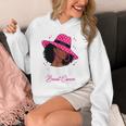 Breast Cancer Awareness African American Afro Women Hoodie