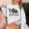 Cute Boston Terrier Boston Mama Unisex Hoodie, funny design