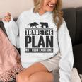 Trade The Plan Not Your Emotions デイトレーダー Trading 株式 証券取引所 パーカー
