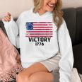 Victory 1776 愛国的 ベッツィー・ロス アメリカ国旗 星13個 パーカー