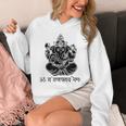 ガネーシュtシャツ サンスクリット語 ガネーシャマントラ パーカー