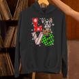 Boston Terrier Christmas Tree Lights Santa Dog Xmas For Men Women Kids Unisex Hoodie, Boston Terrier Christmas Hoodies, gift for family, gift for coworker