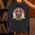 Boston Terrier Dog Japanese Style Samurai Dogs Unisex Hoodie, gift for family, gift for coworker