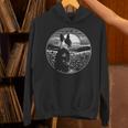 Boston Terrier Dog Nature Scene Graphic Art Men Women Girls Kids Unisex Hoodie, gift for family, gift for coworker