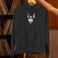 Boston Terrier Dog In The Pocket Boston Terrier For Men Women Girls Kids Unisex Hoodie, gift for family, gift for coworker