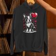 Boston Terrier Dog Valentine's Day Dog Owner Unisex Hoodie, gift for family, gift for coworker