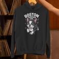 Boston Terrier Girl Cute Cartoon For Dog Owners Pet Terrier Unisex Hoodie, gift for family, gift for coworker
