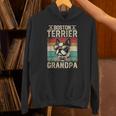 Boston Terrier Grandpa Dog Lover Father's Day Unisex Hoodie, gift for family, gift for coworker
