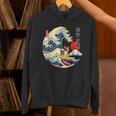 Boston Terrier Japanese Kanagawa Wave Surf Loyal Dog Men Women Kids Unisex Hoodie, gift for family, gift for coworker