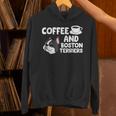Boston Terrier Lover Coffee And Boston Terriers Unisex Hoodie, gift for family, gift for coworker
