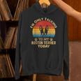 Boston Terrier Lover I'm Only Talking To My Dog Today Unisex Hoodie, gift for family, gift for coworker