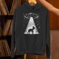 Boston Terrier Mom Dad Dog Alien UFO For Men Women Unisex Hoodie, Boston Terrier Mom Hoodies, Boston Terrier Dad Hoodies, gift for family, gift for coworker