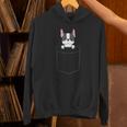 Boston Terrier In The Pocket Cute Boston Terrier Dog For Men Women Girls Kids Unisex Hoodie, gift for family, gift for coworker